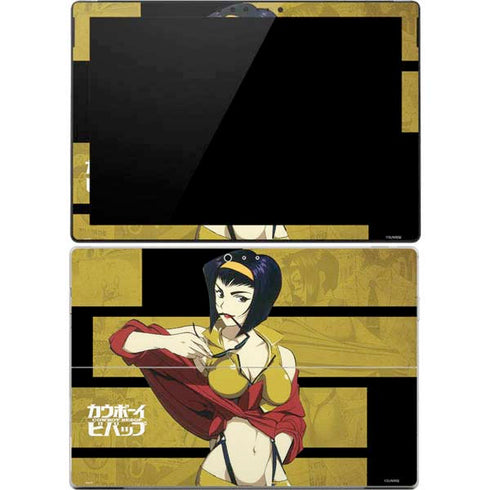 Cowboy Bebop Faye Surface Pro 4 Skin